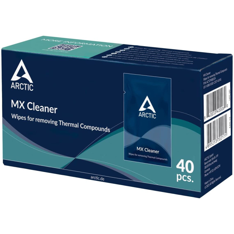 ARCTIC MX Cleaner Wipes (Pack of 40) Bundle